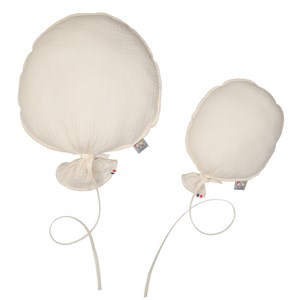 Ballon mural gaze coton  beige 28 cm