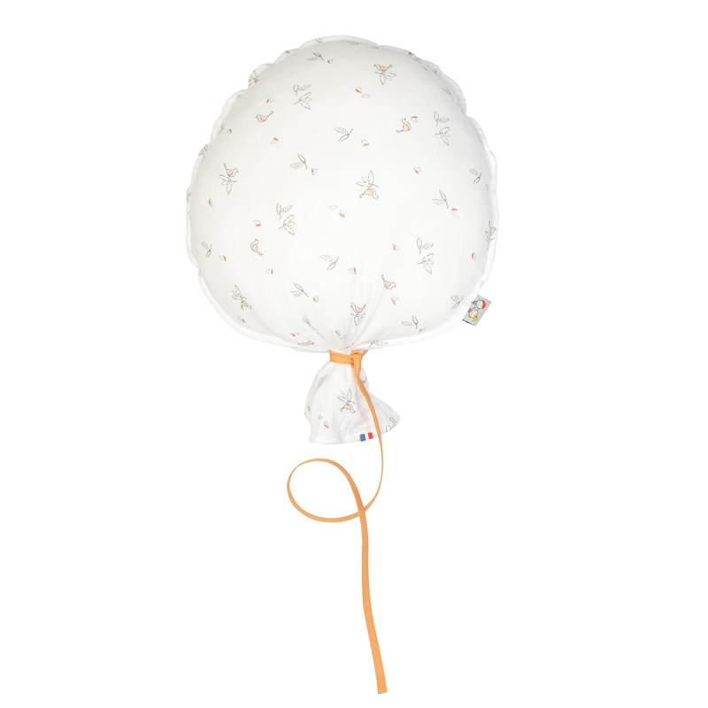 Ballon mural décoratif gaze coton blanc