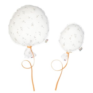 Ballon mural décoratif gaze coton blanc