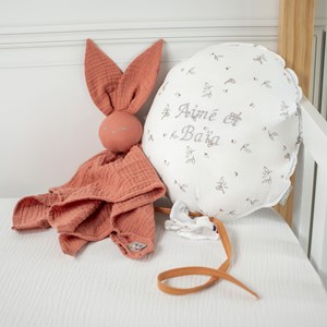 Ballon mural décoratif gaze coton blanc