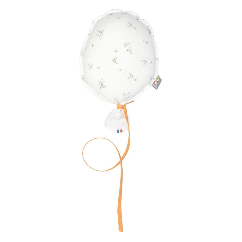 Ballon mural décoratif gaze coton blanc