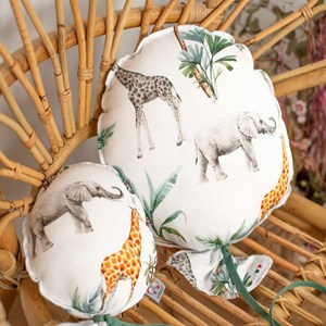 Ballon mural déco satin coton safari