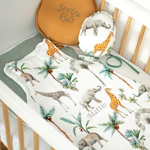 Ballon mural déco satin coton safari