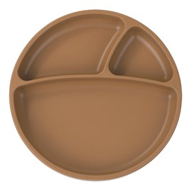 Assiette bébé compartimentée à caramel