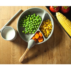 Assiette bébé ventouse en silicone