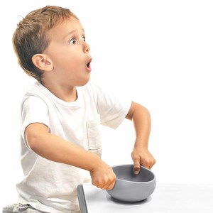 Bol bébé ventouse couvercle silicone