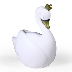 Lampe veilleuse cygne  blanche