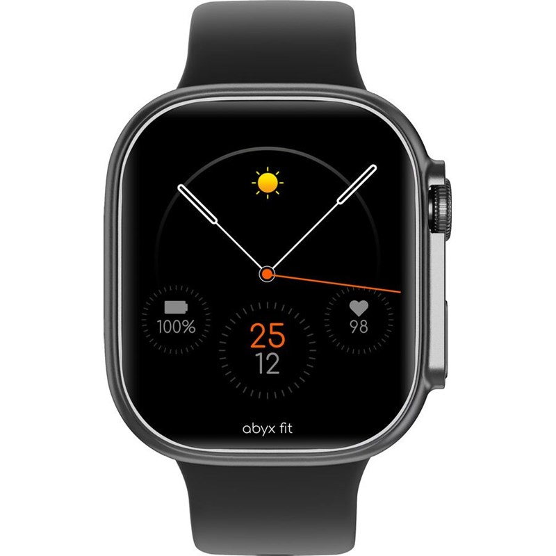 Montre connectée abyx touch 5 gris foncé