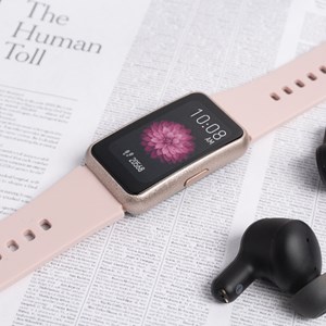 Montre connectée abyx etna rose poudré Rose