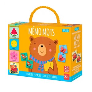 Mémo mots jeu éducatif - 18 x 23 cm