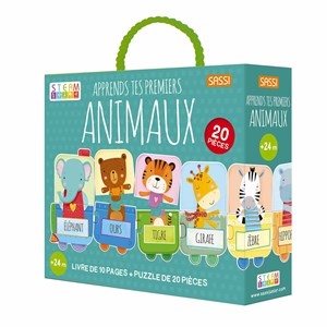Puzzle et livre premiers animaux