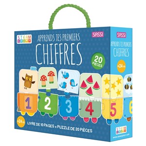 Puzzle livre éducatif premiers chiffres