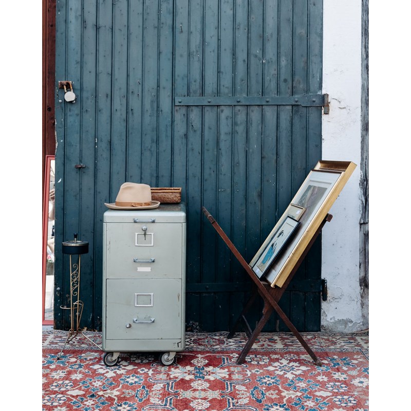 Meuble de rangement en métal n°214