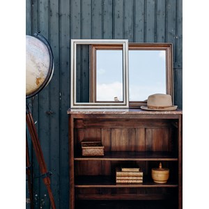 Étagère en bois et en marbre n°111