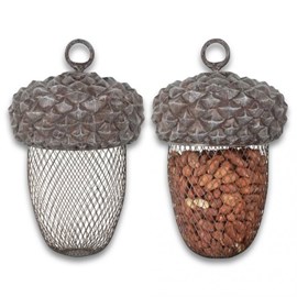 Mangeoire oiseaux a suspendre gland