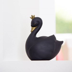 Atelier pierre tirelire cygne 18 cm  no