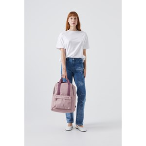 Sac à dos - capsule stripes mauve