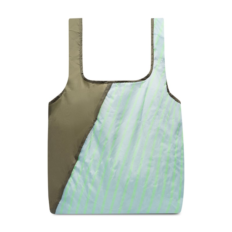 Offcut bag olive blue