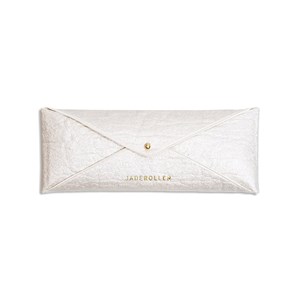 Étui pour roll on en cuir vegan Blanc