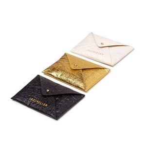 Étui pour gua sha en cuir vegan Blanc