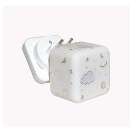 Veilleuse nomade cube b - espace