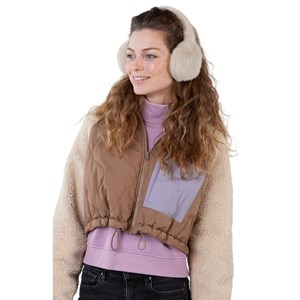 Barts cache-oreille big fur earmuffs beige Unique