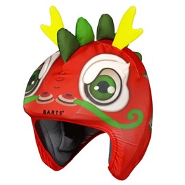 Couvre casque barts dragon rou