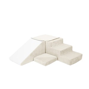 Set de 4 blocs crème velours côtelé