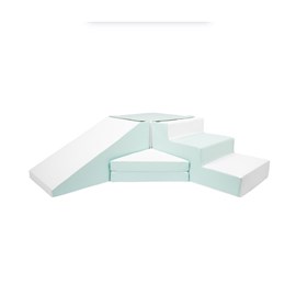 Set de 4 blocs blanc menthe