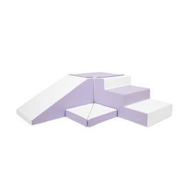 Set de 4 blocs en mousse blanc lilas