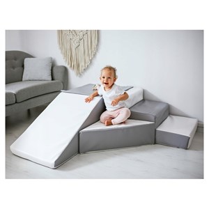 Set de 4 blocs en mousse blanc lilas