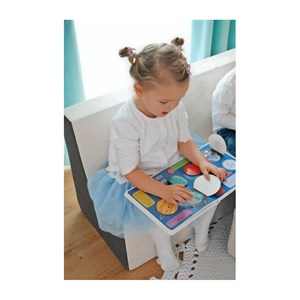 Canapé jeu confort repos - gris-beige