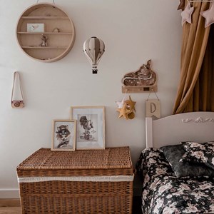 Montgolfière décorative beige - m beige
