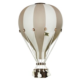 Montgolfière décorative beige s