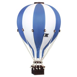 Montgolfière décorative bleu s