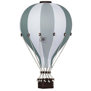 Montgolfière décorative eucalyptus vert