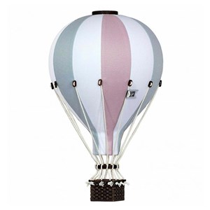 Montgolfière décorative rose mint - m