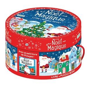 Puzzle & livre - noël magique