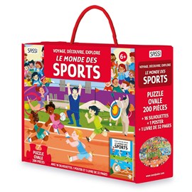 Puzzle livre sports jo 2024 paris