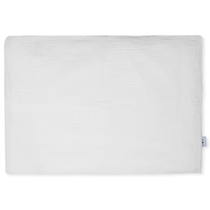 Taie d'oreiller unie double gaze coton