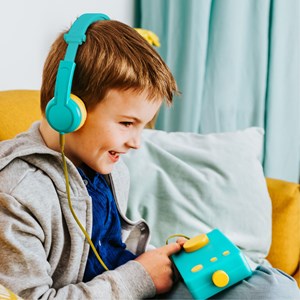 Lunii - casque audio vert - compatible avec ma fabrique à histoires - pour