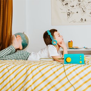 Lunii - casque audio vert - compatible avec ma fabrique à histoires - pour