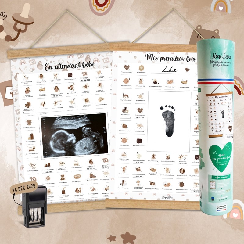 Coffret duo bébé & grossesse - ourson