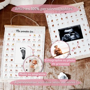 Coffret duo bébé & grossesse - flamant