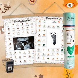 Coffret duo bébé & grossesse - renard