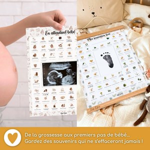 Coffret duo bébé & grossesse - lion