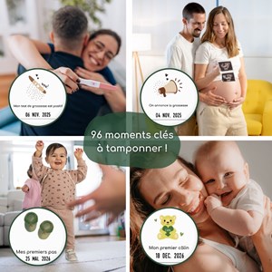 Coffret duo bébé & grossesse - lion