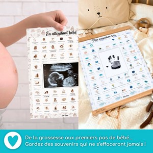Coffret duo bébé & grossesse - baleine