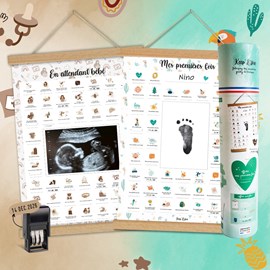 Coffret duo bébé & grossesse - perroquet