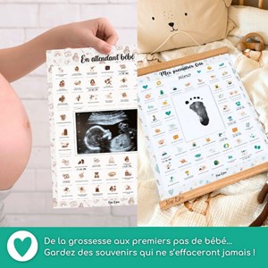 Coffret duo bébé & grossesse - perroquet
